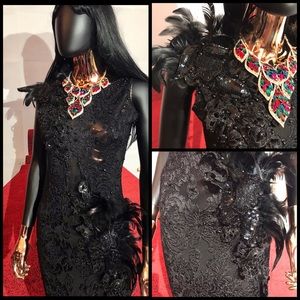 Black Lace Evening dress for special occasions !